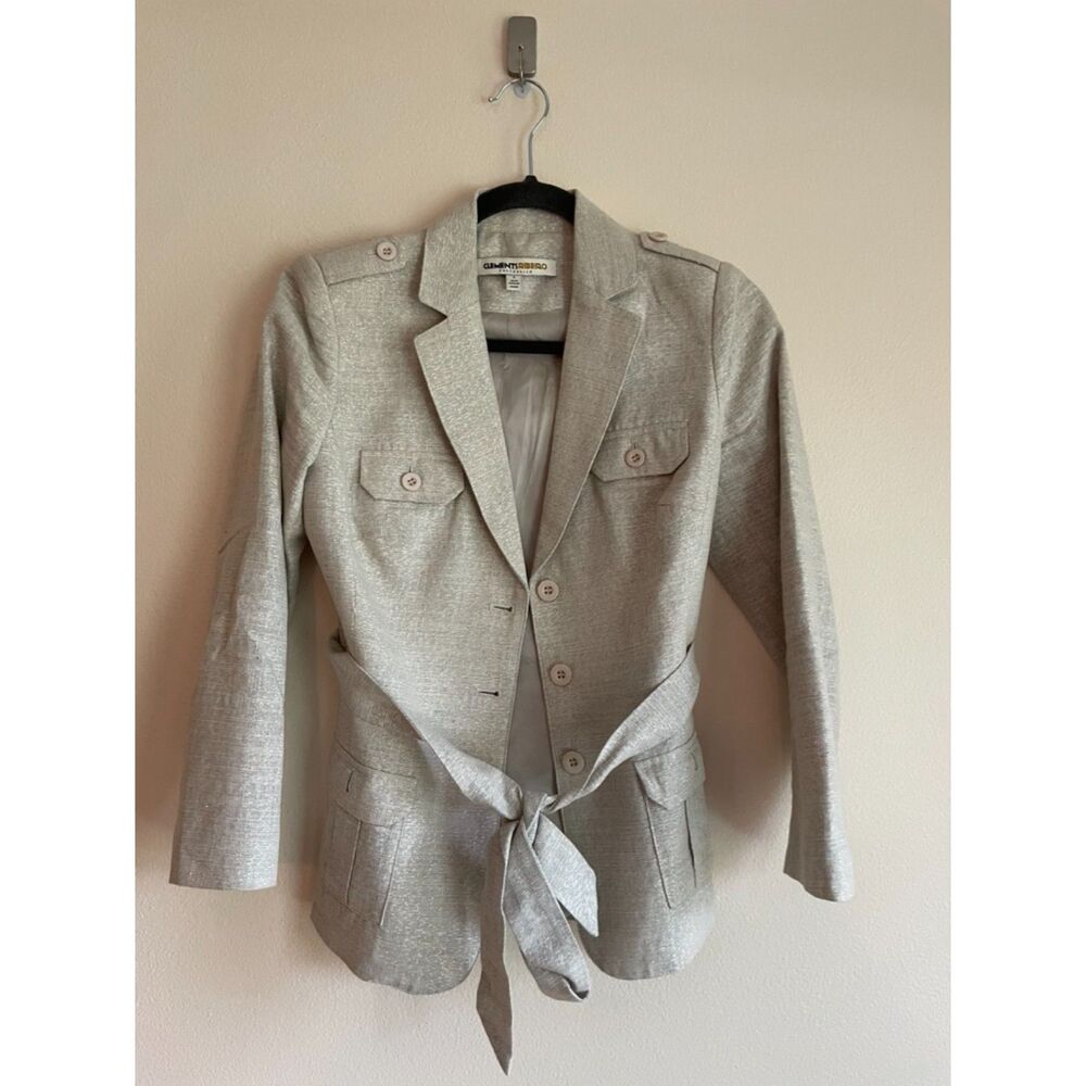 Clements Ribeiro Silver Blazer - Picture 1 of 7